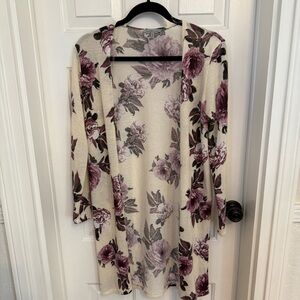 Floral cardigan